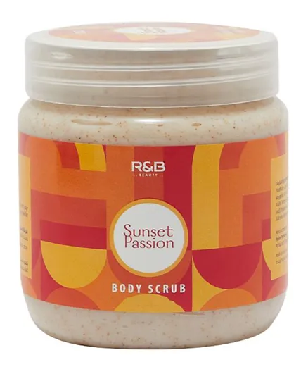 R & B Beauty Sunset Passion Body Scrub - 472mL