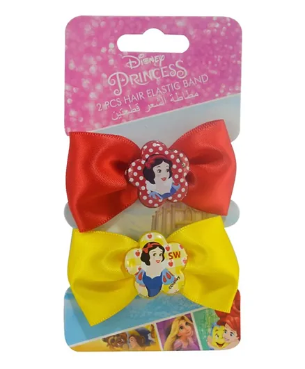 Disney Princess Hair Elastics Multicolour - Pack of 2