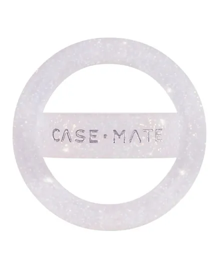 Case-Mate Magnetic Loop Grip Works With MagSafe - Sparkle White