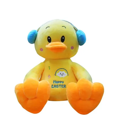 Party Magic Easter Duck Soft Toy - Yellow