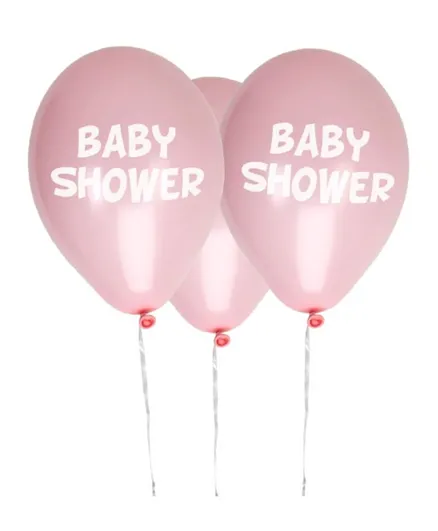 Neviti Little Star Pink Baby Shower Balloons - Pack of 8