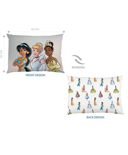 Disney Princess Reversible Pillow - Multicolor