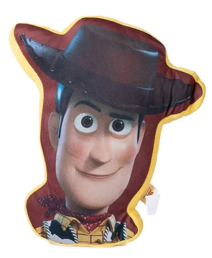 Disney Toy Story Sheriff Woody 3D Shaped Printed Cushion - Multicolor