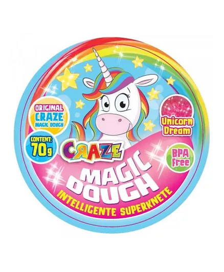 Craze Magic Dough Expert Unicorn Assorted - 70g