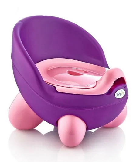 Babyjem Baby Tonton Potty Chair - Purple & Pink