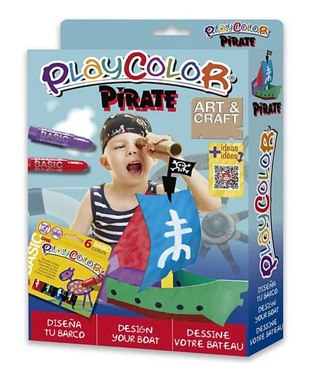 Playcolor Pirate Art And Craft Kit - Assorted