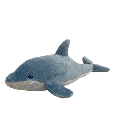 Deluxe Base Eco Buddiez Medium Dolphin Soft Toy - 40 cm