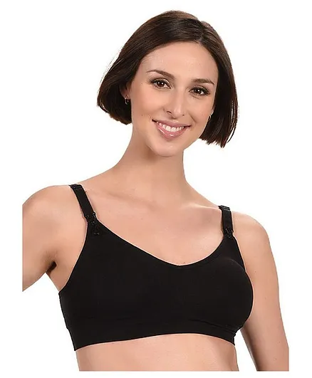 Mums & Bumps Mamsy Maternity & Nursing Bra - Black