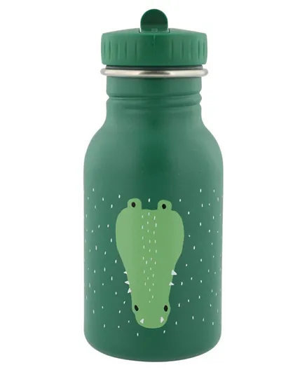 Trixie Mr Crocodile Stainless Steel Water Bottle Green - 350mL