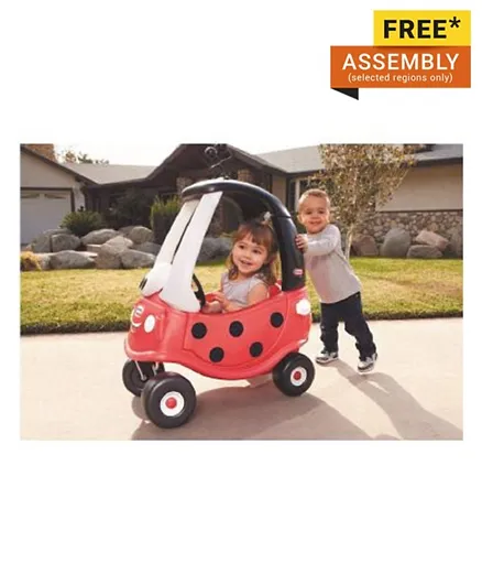 Little Tikes Ladybird Cozy Coupe - Red Black