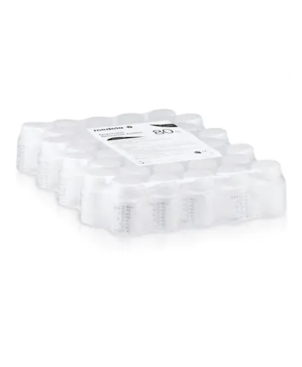 Medela Disposable Breast Milk Bottles with lids Pack of 40 - 80ml Each