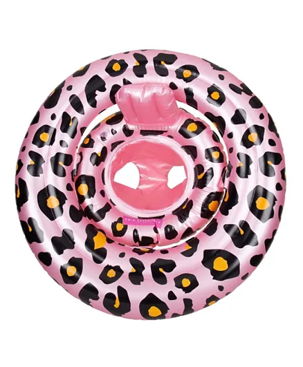 Swim Essentials Printed Baby Swim Seat - Rose Gold Leopard