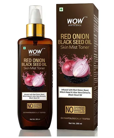 Wow Red Onion Black seed Oil Skin Mist Toner - 200ml