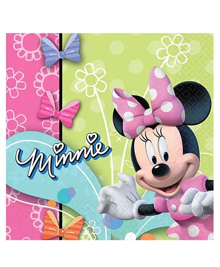 Party Centre Minnie Lunch Tissues - 16 Pieces
