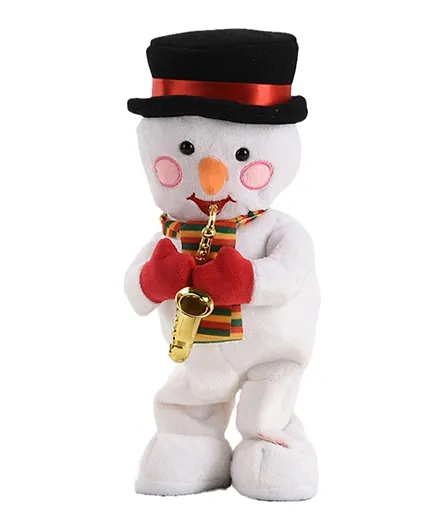 Brain Giggles Dancing Singing Saxophone Snowman Musical Toy