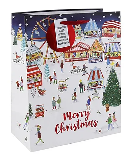 Eurowrap Contemporary Christmas Theamed Large Gift Bag - 32724-2C
