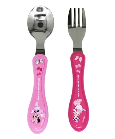 Minnie Mouse Stainless Steel Cutlery Set - 2 Pieces
