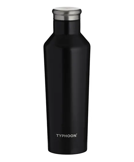 Typhoon Double Wall Stainless Steel Bottle Black