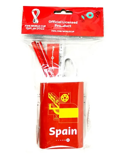 FIFA 2022 Country Pencil Holder Set Spain - 6 Pieces