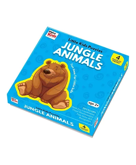 Braino Kids Little Kids Puzzle - Jungle Animals
