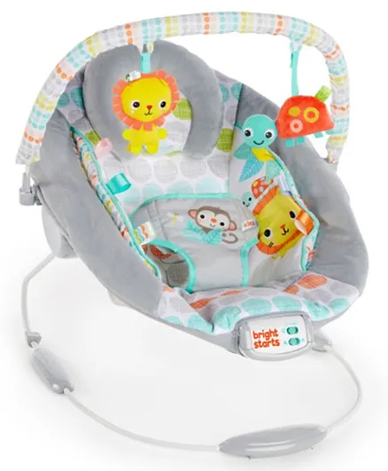 Bright Starts Whimsical Wild  Cradling Bouncer - Multicolour
