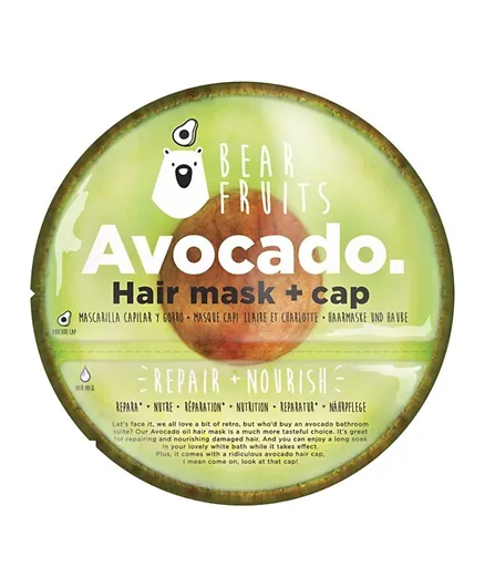 BearFruits Avocado Frutilicious Hair Mask & Cap Repair & Nourish - 20mL