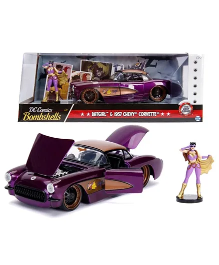 DC Comics Bombshells 1957 Chevy Corvette - Purple