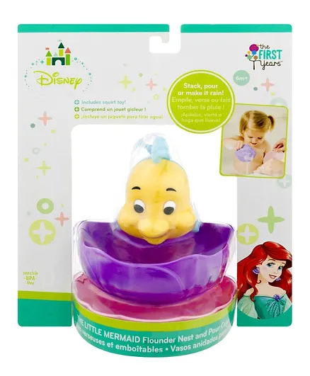 The First Years Disney Little Mermaid Flounder Pour And Cup - Multicolour