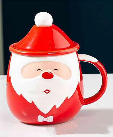 UKR Christmas Mug With Spoon & Lid - 450mL