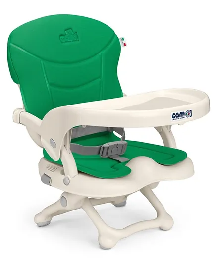 Cam Smarty High Chair Booster - Dark Green