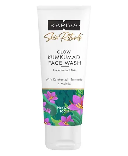 Kapiva Kumkumadi Glow Face Wash - 100mL