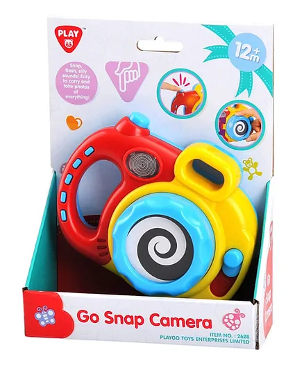 Playgo Battery Operated Go Snap Camera - Multicolour