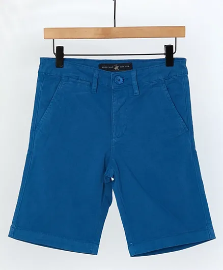 Beverly Hills Polo Club The Camper Garment Dyed Short - Blue