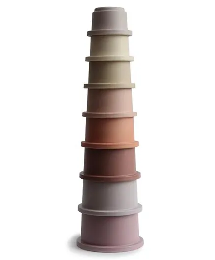 Mushie Stacking Tower Cups Pack of 8 Pieces - Petals