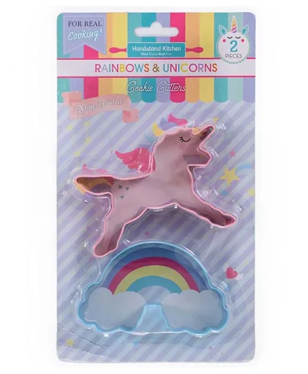 Handstand Kitchen Rainbows & Unicorns Cookie Cutter Set - Pack of 2