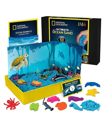 National Geographic Ultimate Ocean Play Sand Set - 15 Pieces