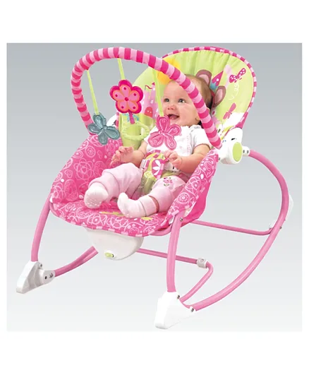 Tiibaby Infant To Toddler Rocker -Pink