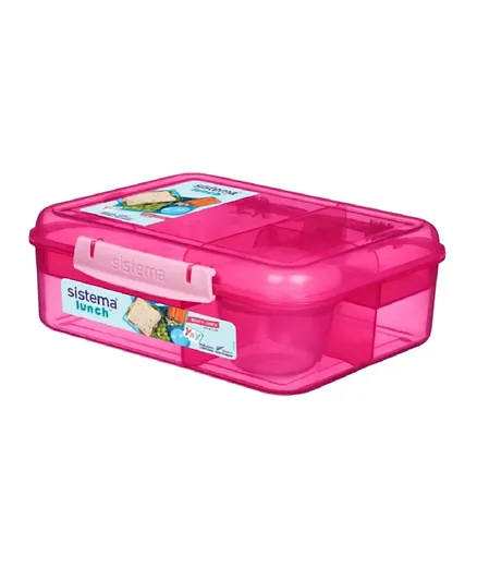 Sistema Bento Lunch Box Pink - 1.65L