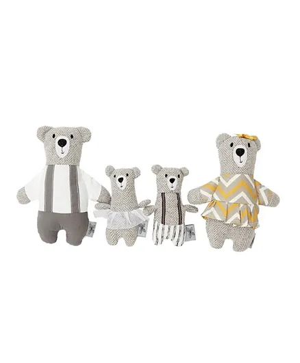 مجموعة عائلة الدب من باي آستروب - مجموعة من 4 قطع
