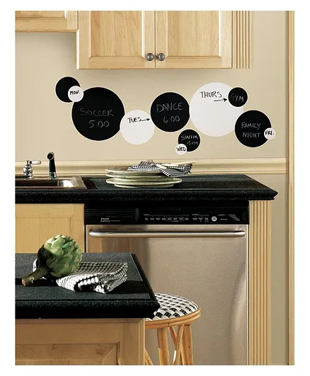 RoomMates Chalkboard Peel & Stick Wall Decals - Black & White