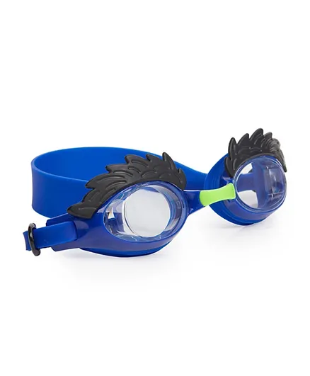 نظارة سباحة بلينج 20 من الفرو بلون أزرق وأسود - عبوة من قطعة واحدة
