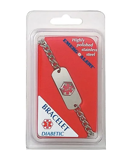 Apothecary C Clamshell Diabetic Bracelet