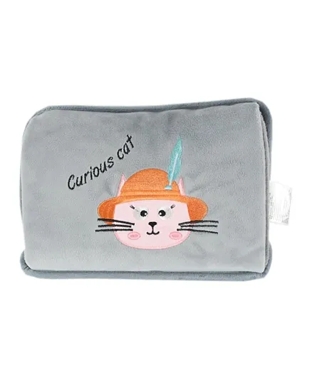 Biggdesign Cats Curious Cat Electric Rechargeable Waterproof Hot Water Bag