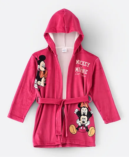Disney Minnie Mouse Fleece Home Robe - Pink