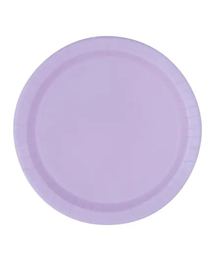 Unique Plates Lavender - Pack of 20