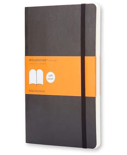 Moleskine Classic Ruled Paper Notebook - Black