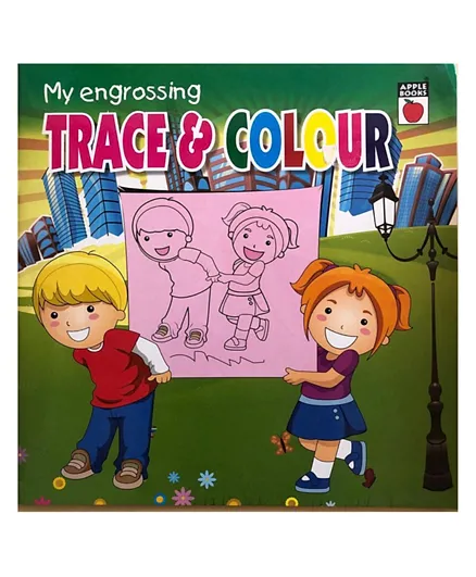 Apple Publishing International Pvt Ltd My Engrossing Trace & Color Book - English