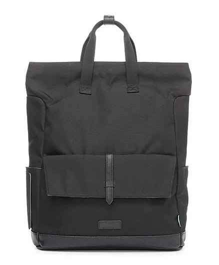 Babymel Quinn Eco Convertible Diaper Backpack - Black