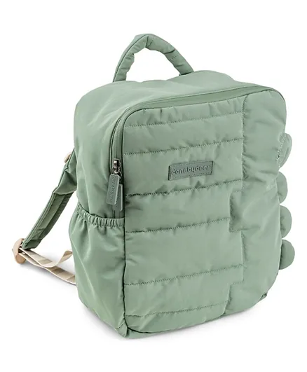 Done by Deer Quilted Kids Backpack Croco Green - 13 Inches