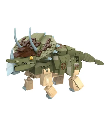 Little Story Triceratops Block Toy Construction Set - 410 Pieces